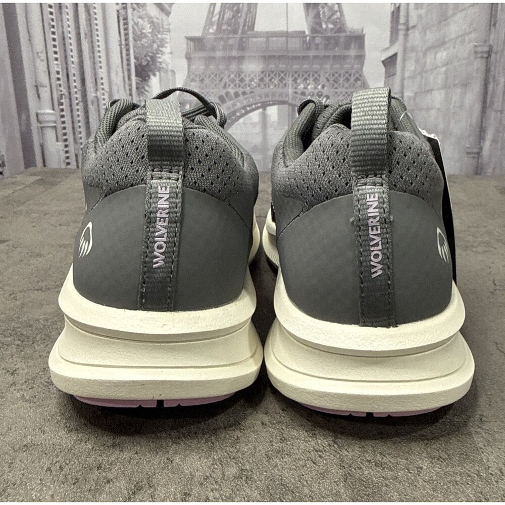 WOLVERINE Bolt Durashocks Carbonmax Toe Steel Gray Acier Women’s Shoes Size 8.5 - Picture 6 of 9